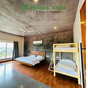 Quarto casal luxo, vista para a montanha