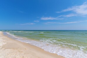 On the beach