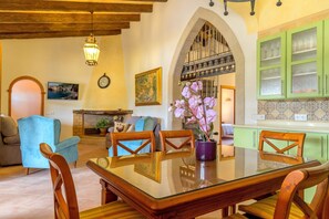 Dining - Wonderful house Ses Comes with swimming pool (Selva)