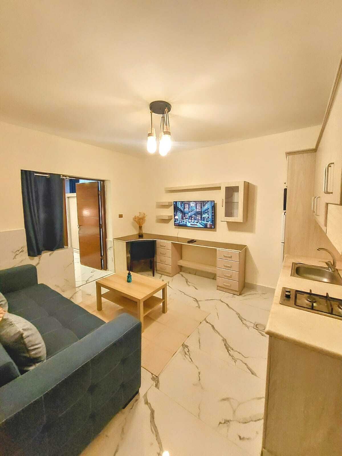 Standard Studio, 1 Bedroom | Living area | 44-inch LED TV with satellite channels, Netflix, streaming services