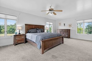 4 bedrooms, iron/ironing board, travel crib, WiFi