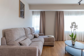 Apartamento, vistas al jardín | Zona de estar