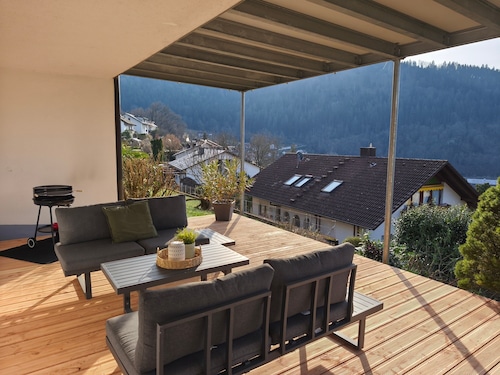 Apartment 'Kinzigtalblick' with Mountain View, Private Terrace and Wi-Fi