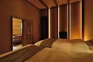 Hypo-allergenic bedding, down duvets, in-room safe - Tonosawa Onsen Yamano Chaya Ryokan (Hakone)