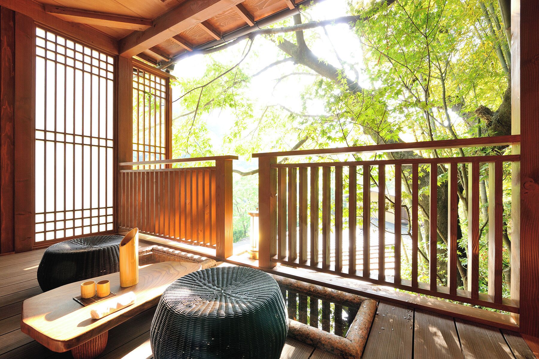 Zimmer, Nichtraucher (with Open-Air Bath Asebi 206) | Allergikerbettwaren, Daunenbettdecken, Zimmersafe, individuell dekoriert