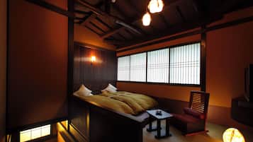 Special Room A with Open-Air Bath Yama-no-tomoshibi 102, Non Smoking | Hypo-allergenic bedding, down comforters, in-room safe
