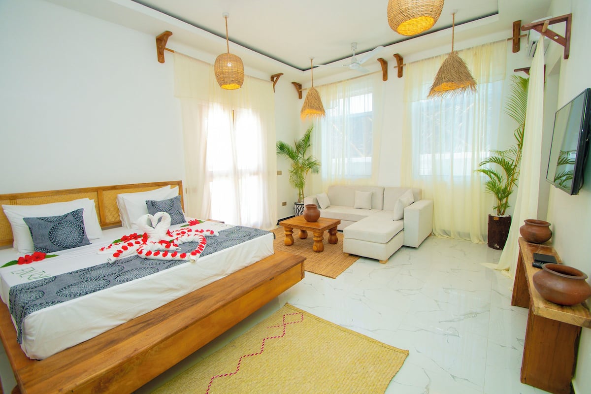 Suite Studio Luxe, vue piscine
