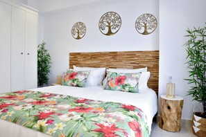 2 室のベッドルーム、アイロン / アイロン台、旅行用ベビーベッド、WiFi (無料)