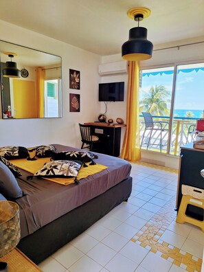 1 bedroom, iron/ironing board, travel cot, free WiFi - Ti Paradis Gwada Sea view Water tank Private parking (Saint-François)
