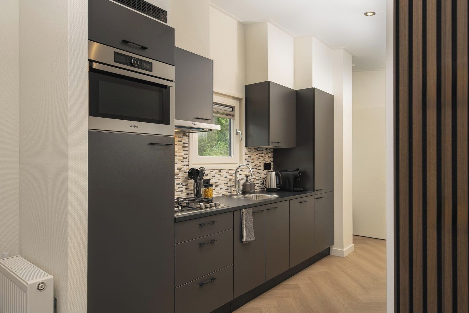 Microondas, lavavajillas y comedor 