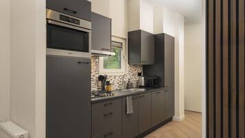 Microondas, lavavajillas y comedor