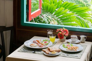 Komplett frukost varje dag mot avgift