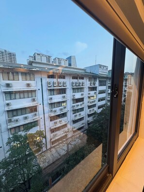 Blick von der Unterkunft