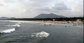 Habitación con 1 cama doble o 2 individuales, vistas a la bahía | Zona de estar