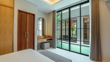 Villa de lujo, 2 habitaciones, piscina privada | Vistas desde la habitación