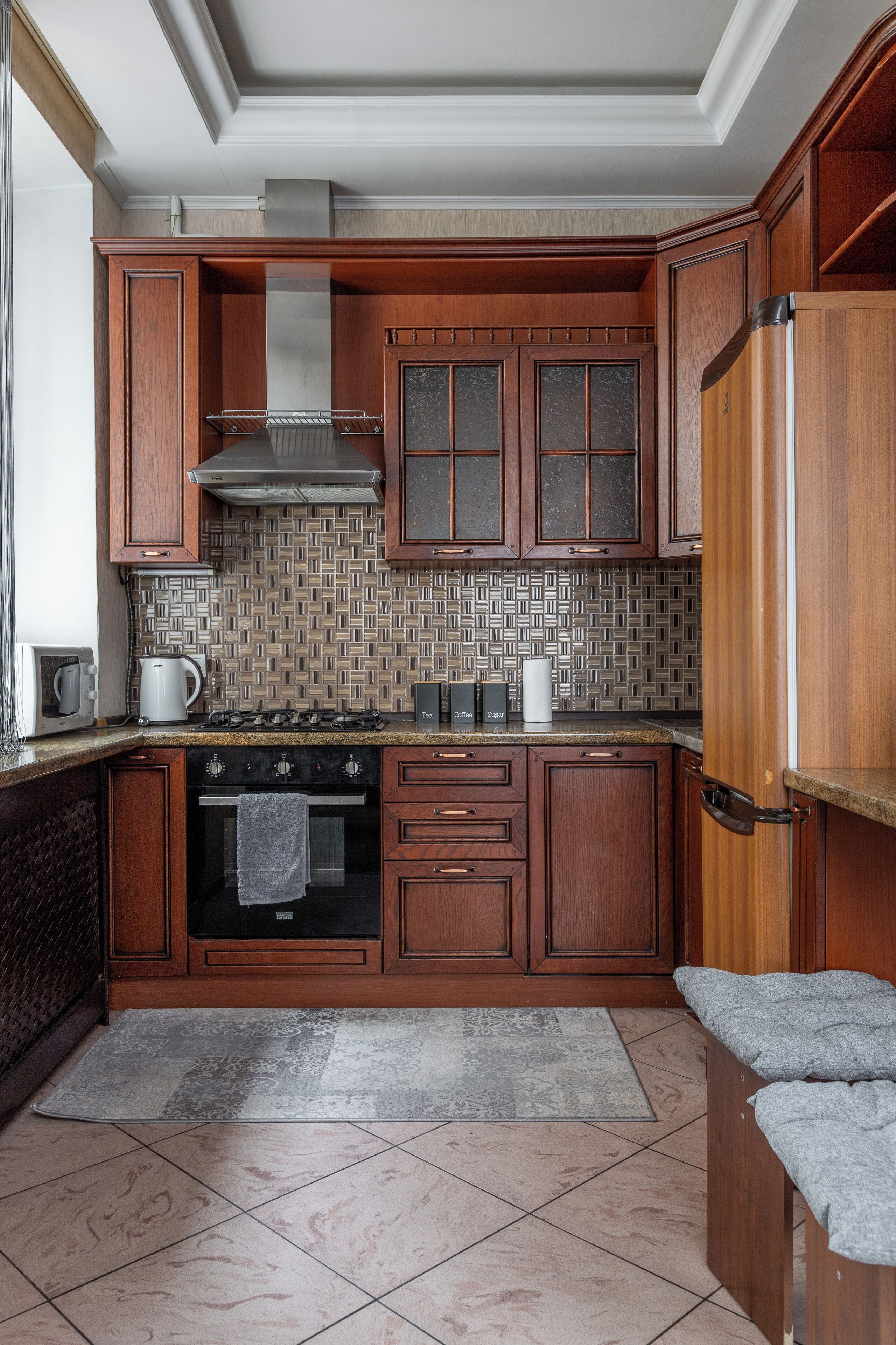 Comfort Apartment, City View | Private kitchen