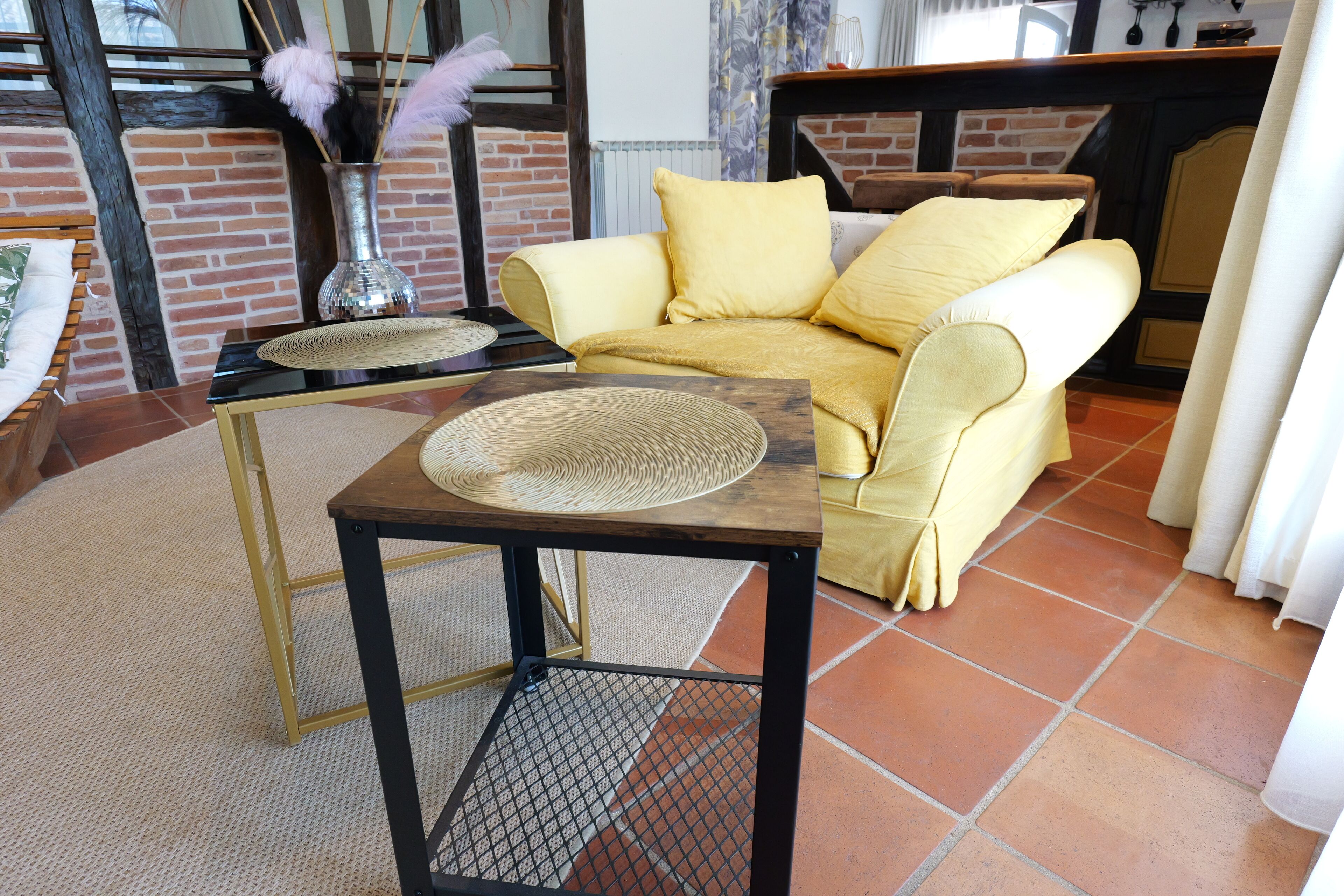 Deluxe-ullakkohuoneisto, 1 makuuhuone, keittotila, näköala puutarhaan | Tallelokero huoneessa, pimennysverhot, äänieristys, ilmainen Wi-Fi