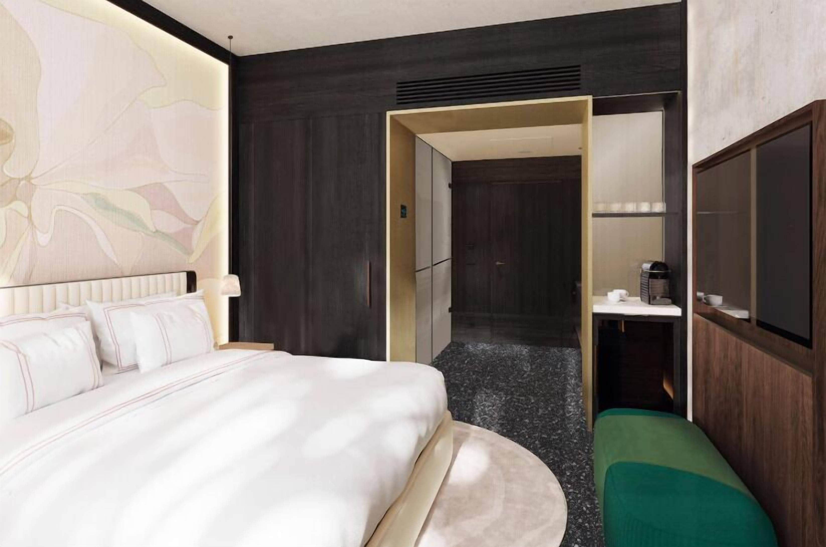 Coffres-forts dans les chambres, bureau, fer et planche à repasser