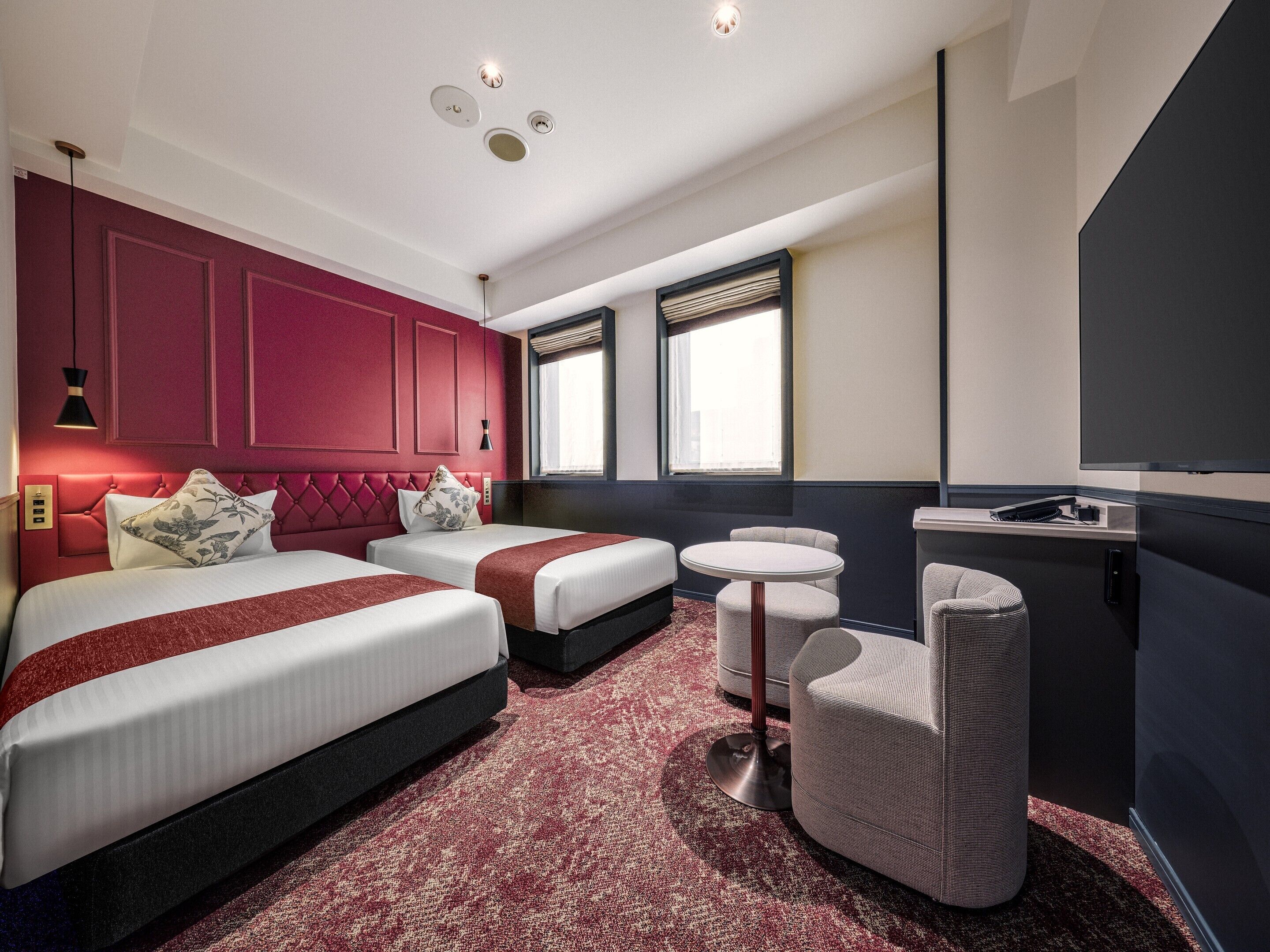 雙床房, 非吸煙房 (22sqm) | 免費無線上網