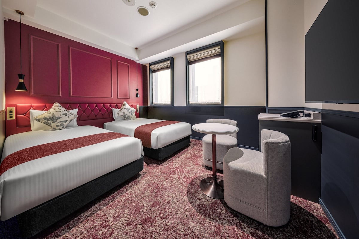 ห้องทวิน, ปลอดบุหรี่ (22sqm) | Wi-Fi ฟรี, ผ้าปูที่นอน