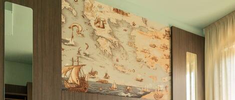 Superior-Doppel- oder -Zweibettzimmer, Parkblick | Hochwertige Bettwaren, Daunenbettdecken, Zimmersafe, Schreibtisch