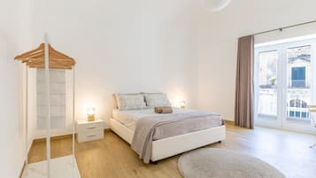 1 slaapkamer, een strijkplank/strijkijzer, wifi, beddengoed