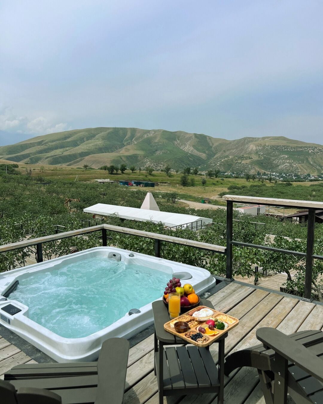 Family Cabin, Mountain View, Garden Area | Terrace/patio