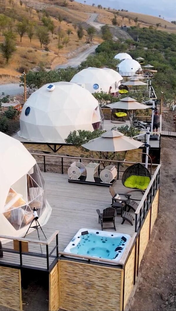 Aerial view - EcoHouse Glamping by ART HOTEL (Bishkek)