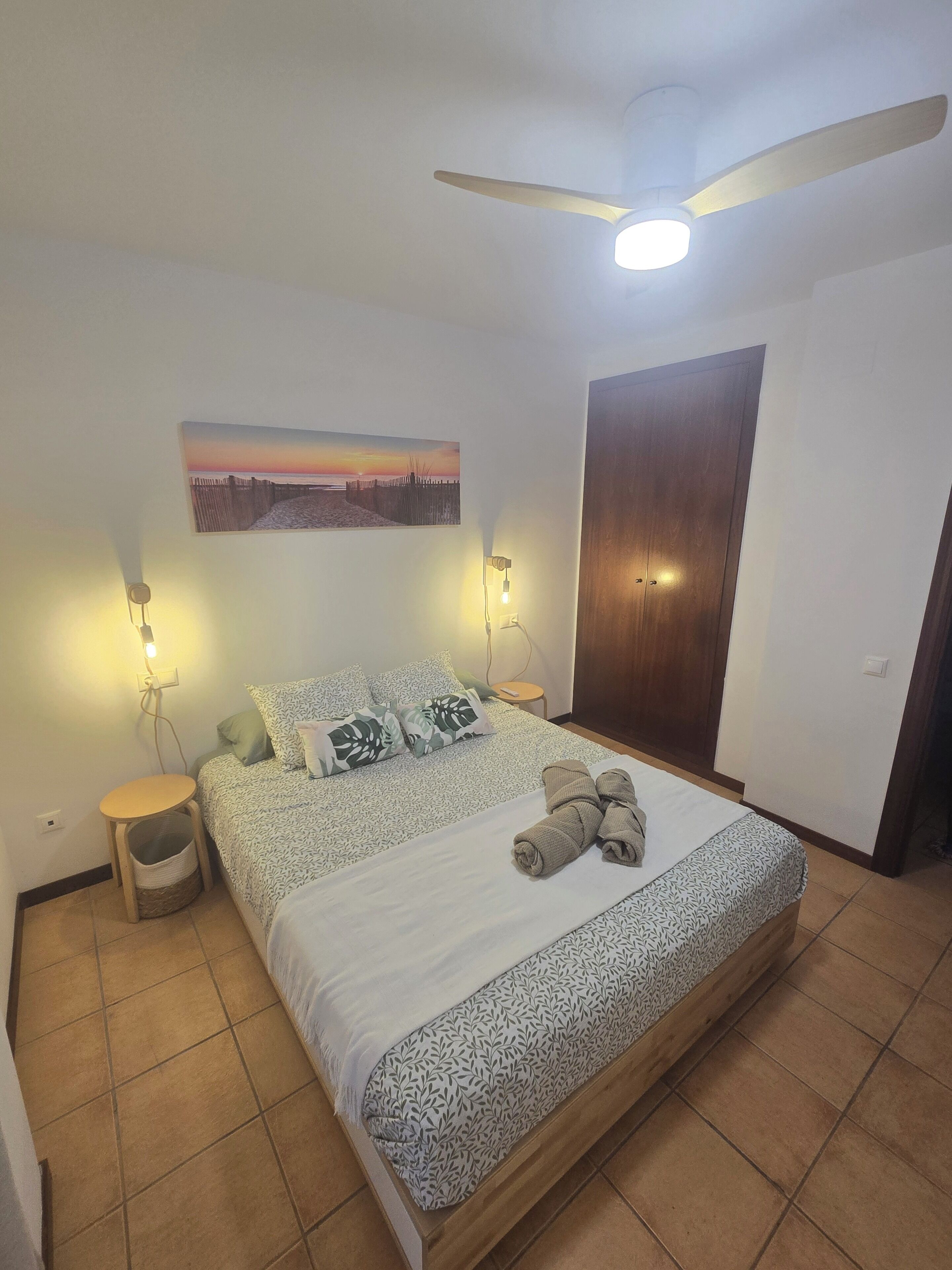 2 bedrooms, iron/ironing board, travel crib, WiFi