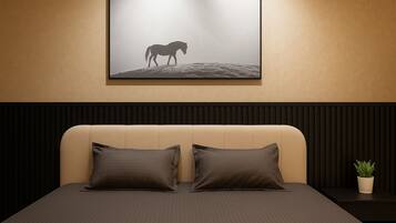 Laptop workspace, iron/ironing board, free WiFi