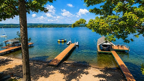 Canandaigua Lakefront | Sand Beach | Hot Tub/Dock