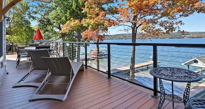 Canandaigua Lake | Beach | Hot Tub | Sleeps 28 | Dock