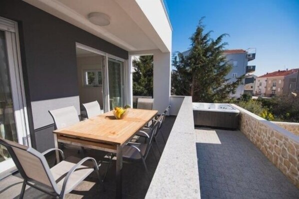 Dúplex Deluxe, 2 habitaciones | Terraza o patio