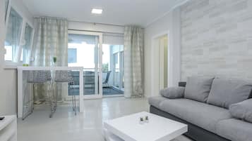 Deluxe-Haus, 6 Schlafzimmer, Whirlpool | Wohnbereich