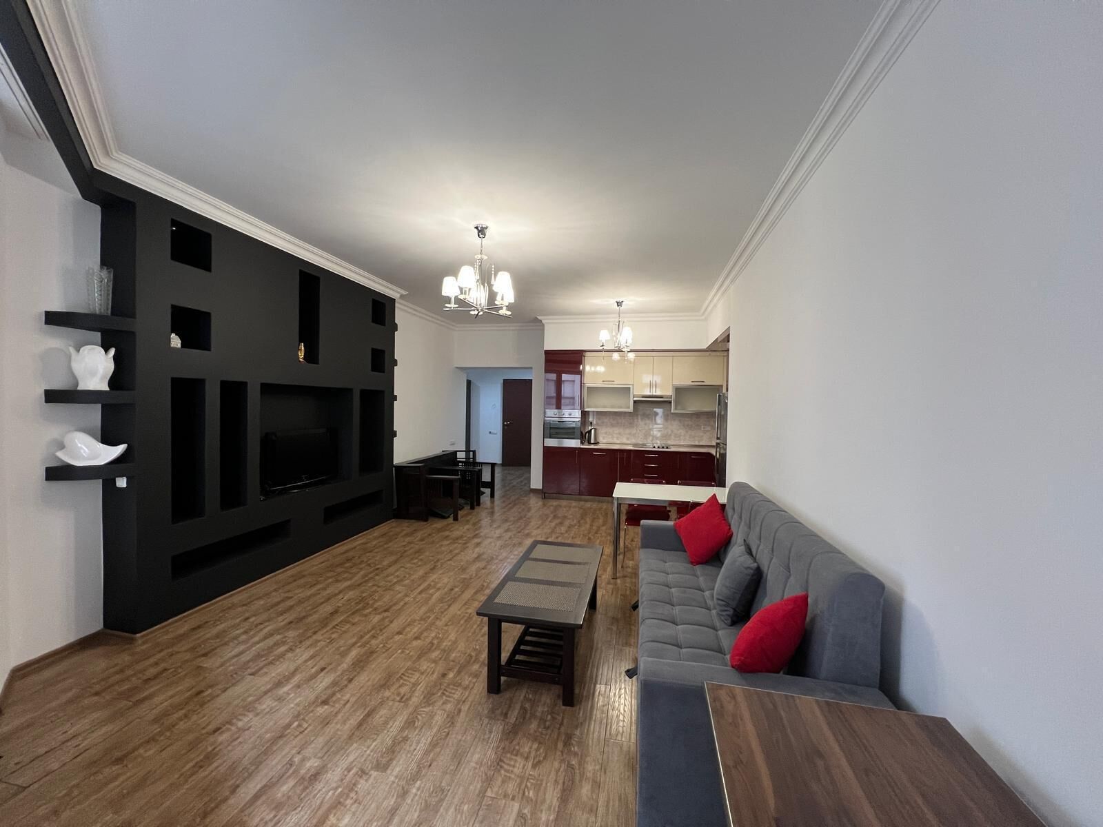 Standard Room | Living area | 50-inch flat-screen TV with cable channels