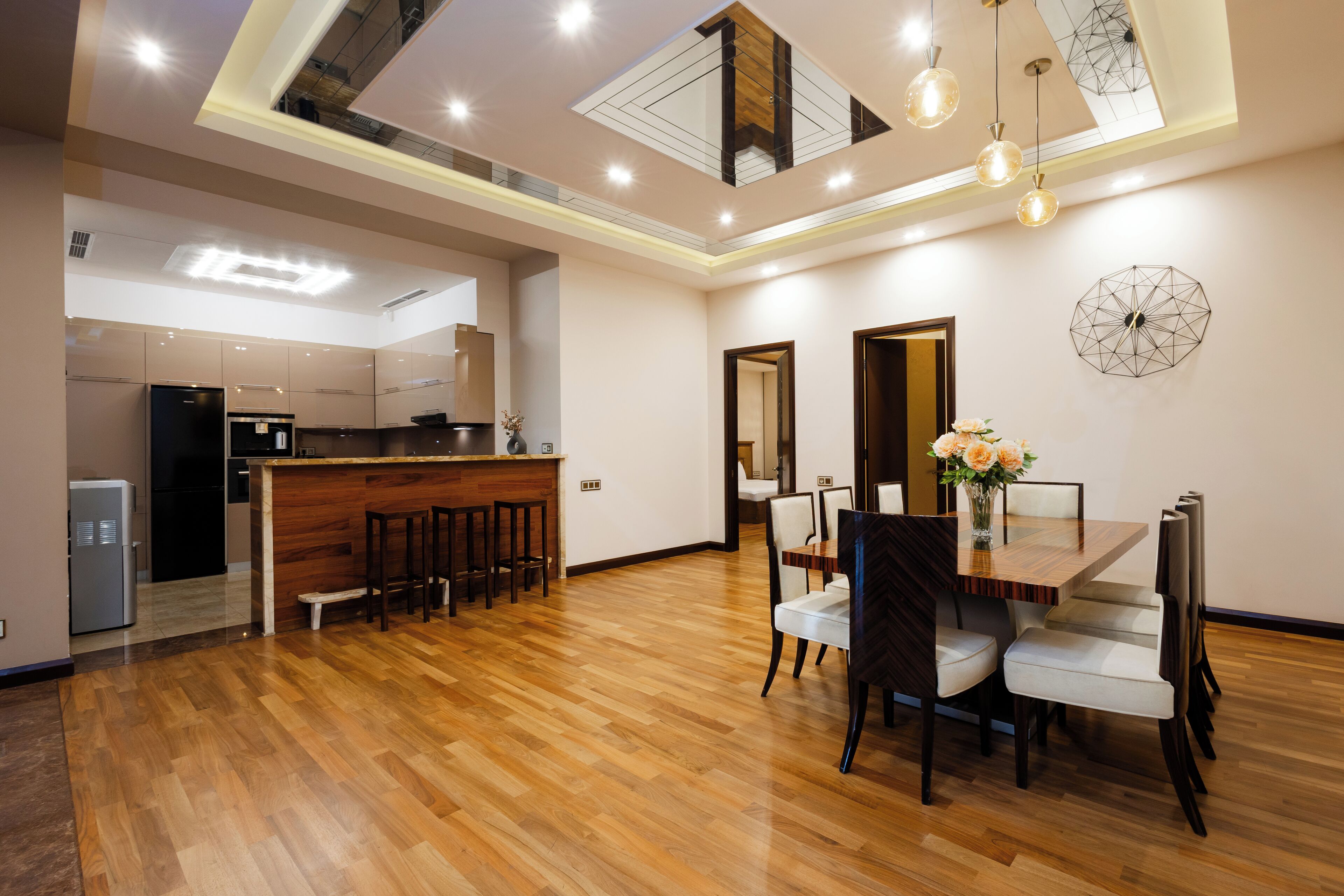 Luxury Apartment | Living area | 50-inch flat-screen TV with cable channels