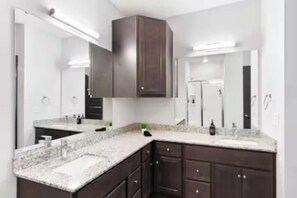 Apartment | Bathroom - Luxe King 2BR Suite in North Raleigh (Raleigh)