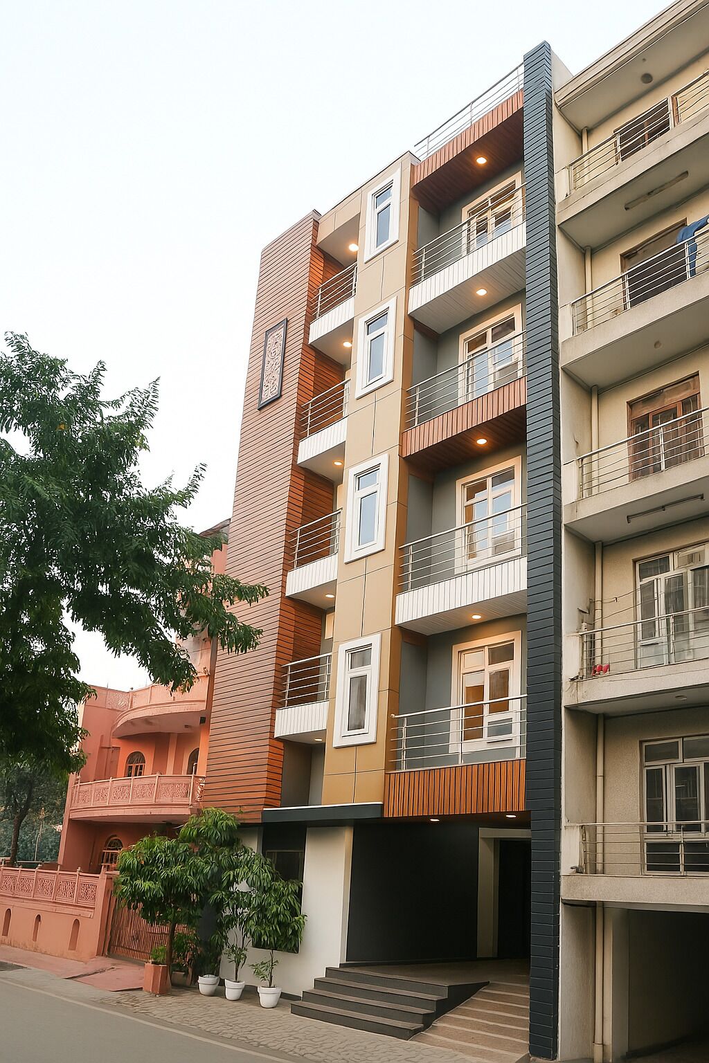 Mặt tiền nơi lưu trú