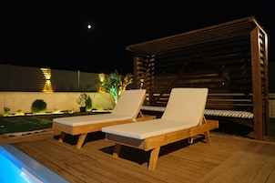 Vila Superior, 2 kamar tidur, patio, pemandangan teluk | Area keluarga