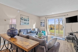 Townhome, Bay View | Living area - Torch Lake Sunrise Views and Golf 741 (Kewadin)