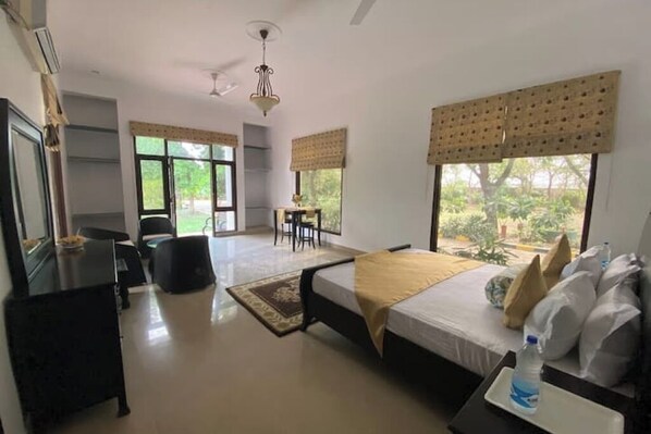 4 habitaciones y ropa de cama