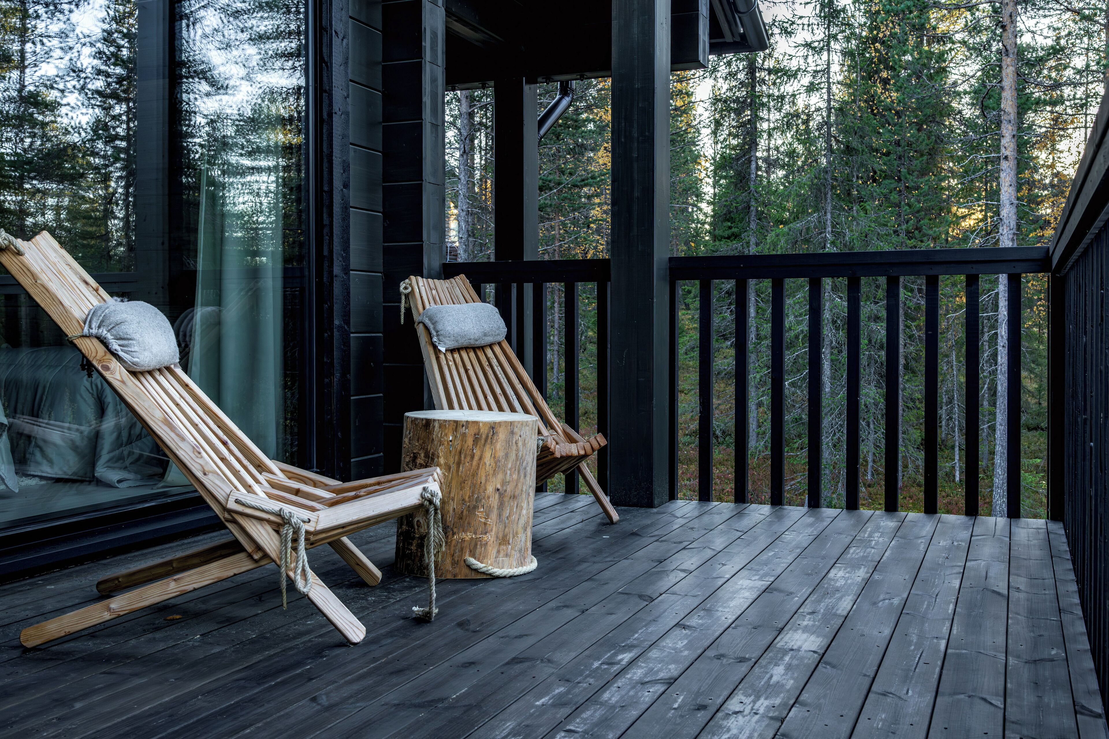 Villa Deluxe, vue cour intérieure | Balcon