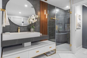 Shower, hair dryer, towels - Barnstable Cape Cod Retreat | Pool, Fire Pit & BeachSticker (Barnstable)