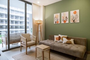 Apartment, barrierefrei | 1 Schlafzimmer, Schreibtisch, Internetzugang