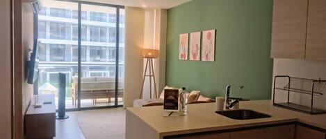 アパートメント バリアフリー | 1 室のベッドルーム、デスク、インターネットアクセス