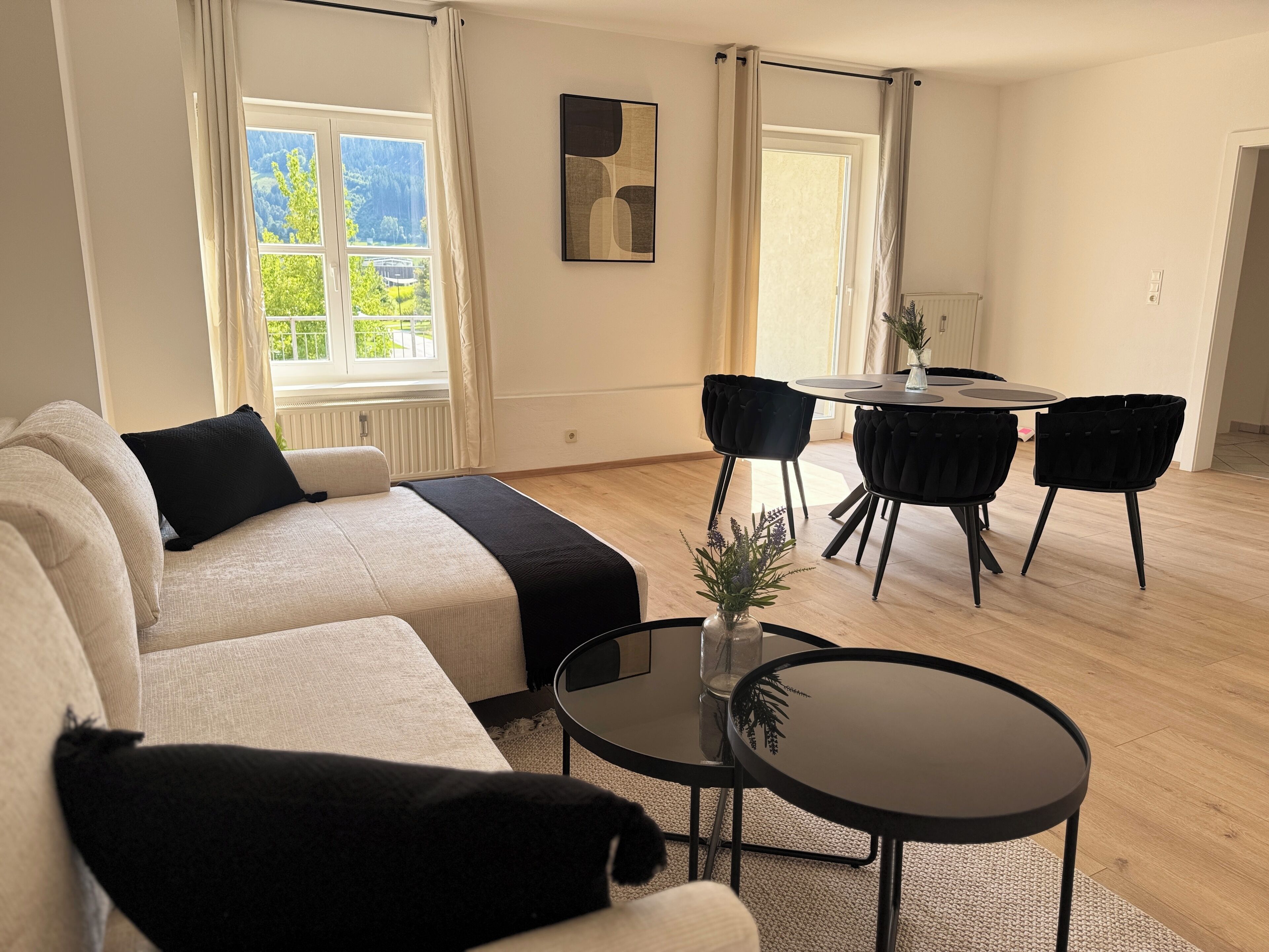 Comfort Apartment, Balcony | Living area | Flat-screen TV