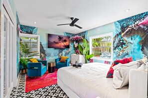 4 bedrooms, iron/ironing board, travel crib, WiFi