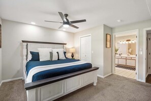 2 bedrooms, iron/ironing board, travel cot, WiFi