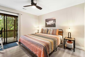 2 bedrooms, iron/ironing board, travel crib, WiFi