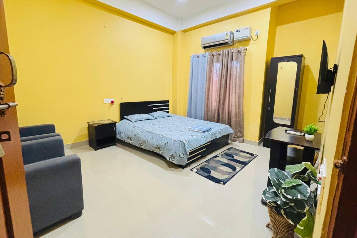 Quarto executivo | Wi-Fi de cortesia, roupa de cama
